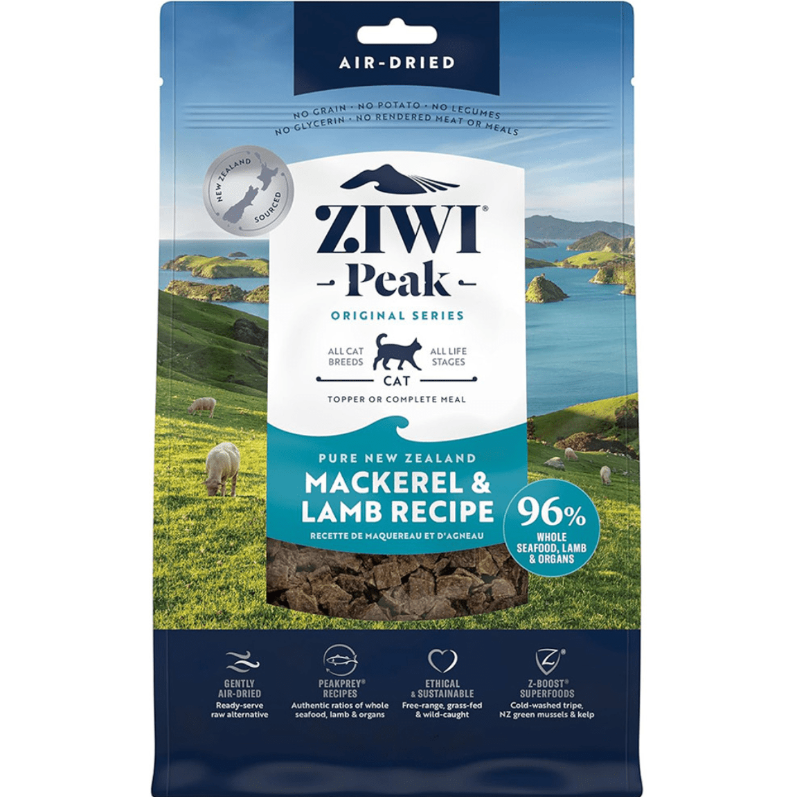 Ziwi Peak Cat Air Dried Mackerel & Lamb 400gr