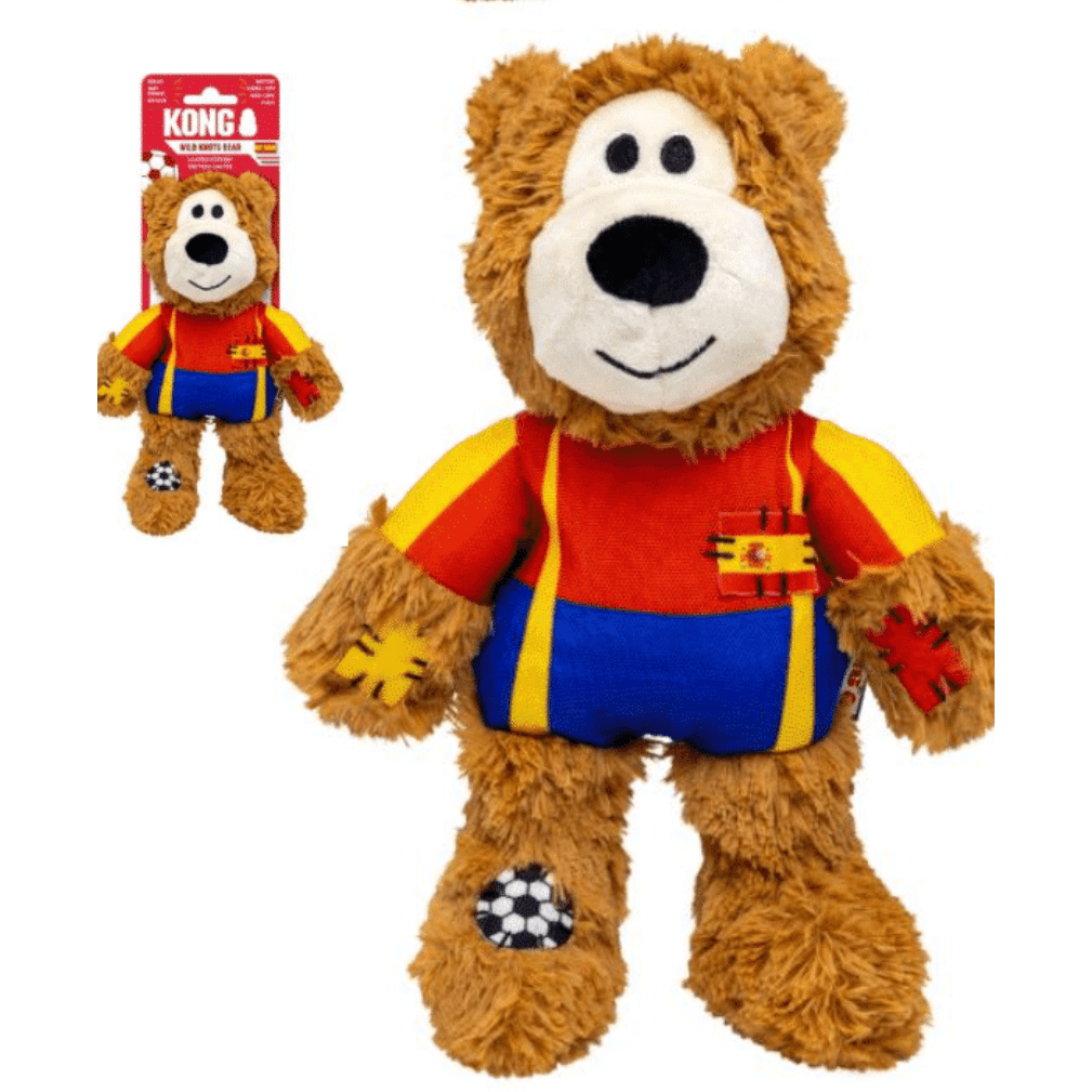 Kong Wild Knots Sport Spain Bear 21.5x14.6cm