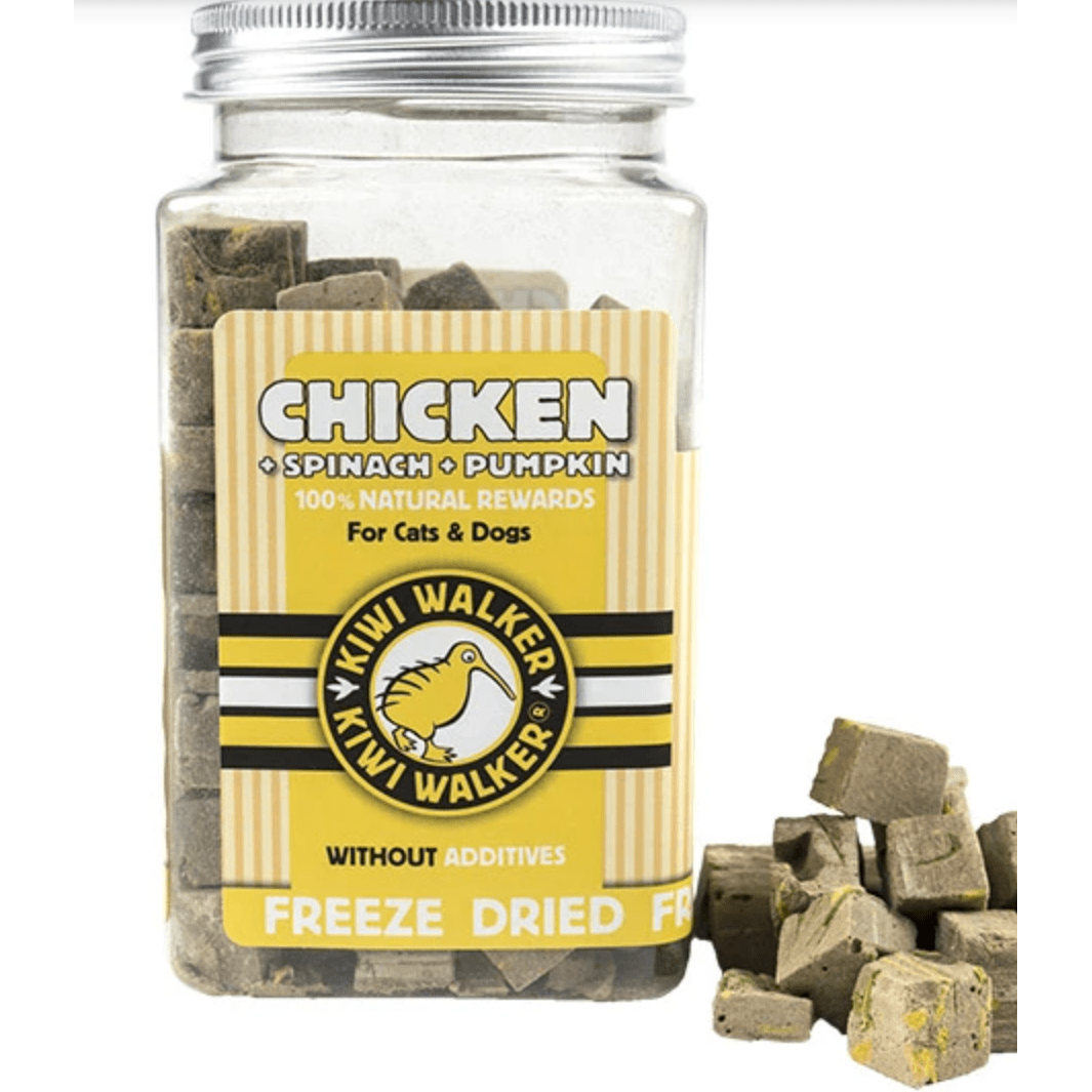 Kiwi Walker Freeze Dried Chicken Spinach and Pumpkin 100gr