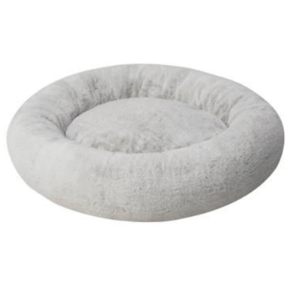Flamingo Basket Ebby Round Light Grey 55x55x15cm