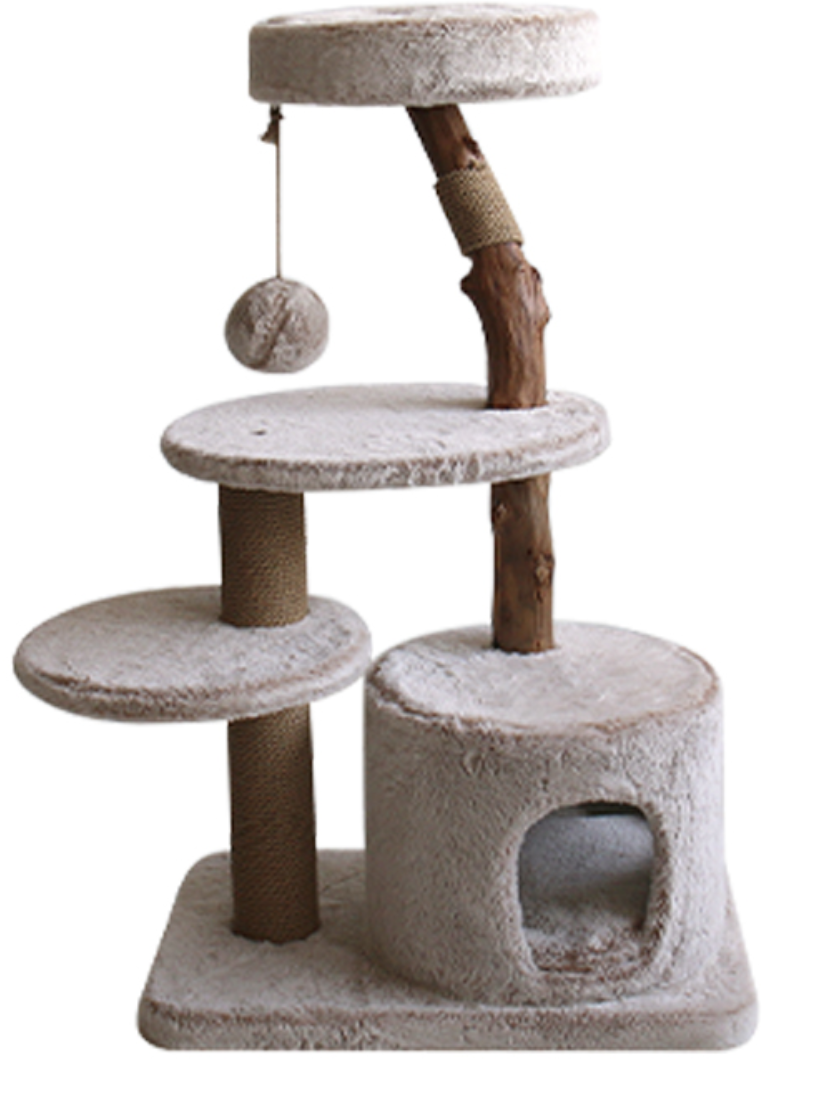 Catoikos Cat Playground "Brown Coco" 60x40x110cm