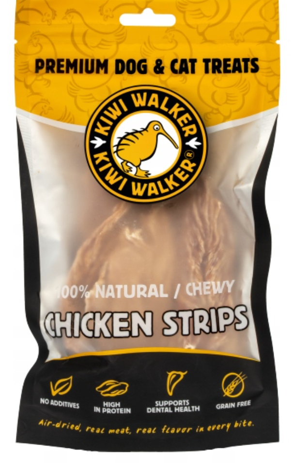 Kiwi Walker Air Dried Chicken Strips 100gr