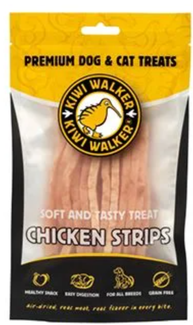 Kiwi Walker Air Dried Soft Chicken Strips 100gr