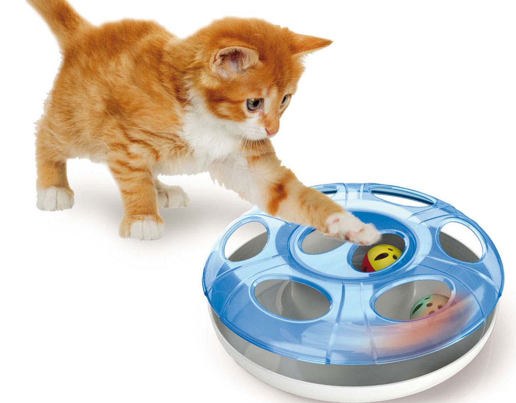 Georplast UFO Interactive Toy with Two Balls 25cm