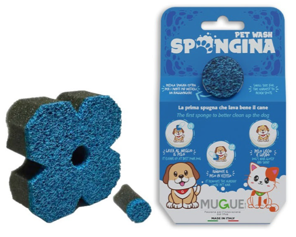 Spongina Pet Wash Sponge 3 in 1