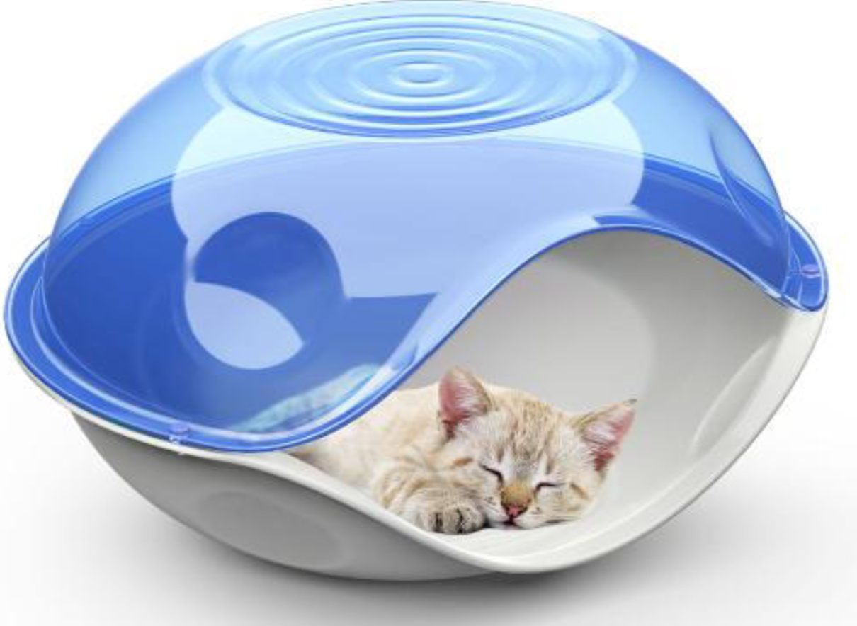 Georplast Transparent Bed for Dogs & Cats 57x48x32cm