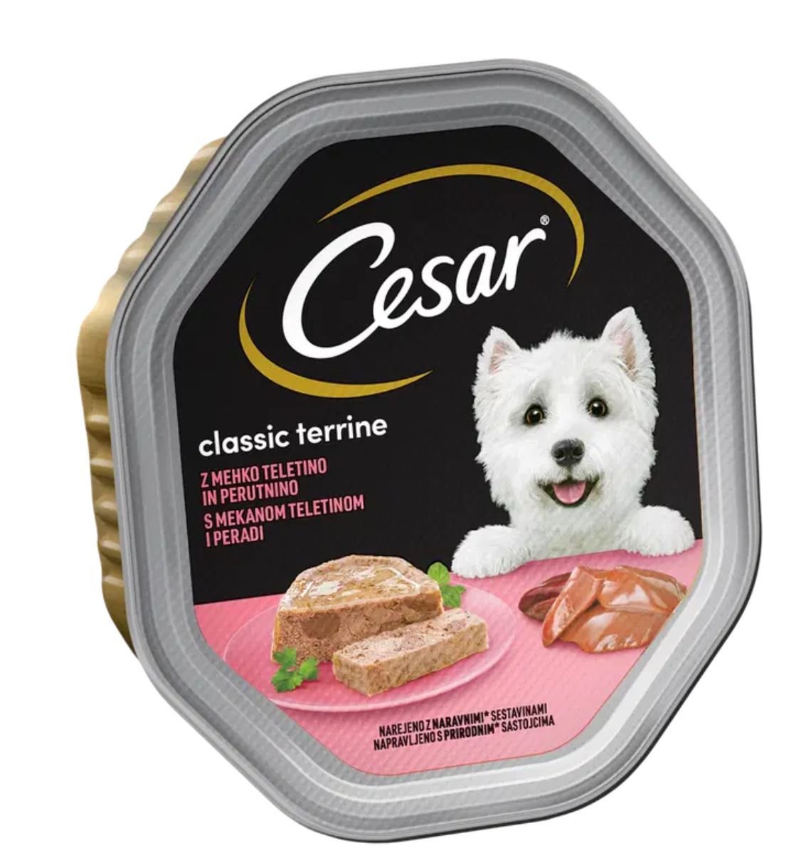 Cesar Dog Foil Chicken & Veal 150gr