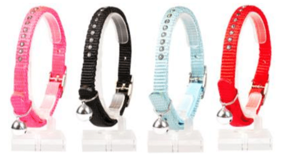 Cat Collar Diamonds Nylon 20-30cm / 10mm