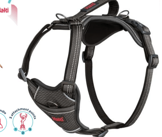 Halti Anatomy Harness Grey Puppy XXSmall Neck: 22 - 30cm Chest: 21 - 30cm