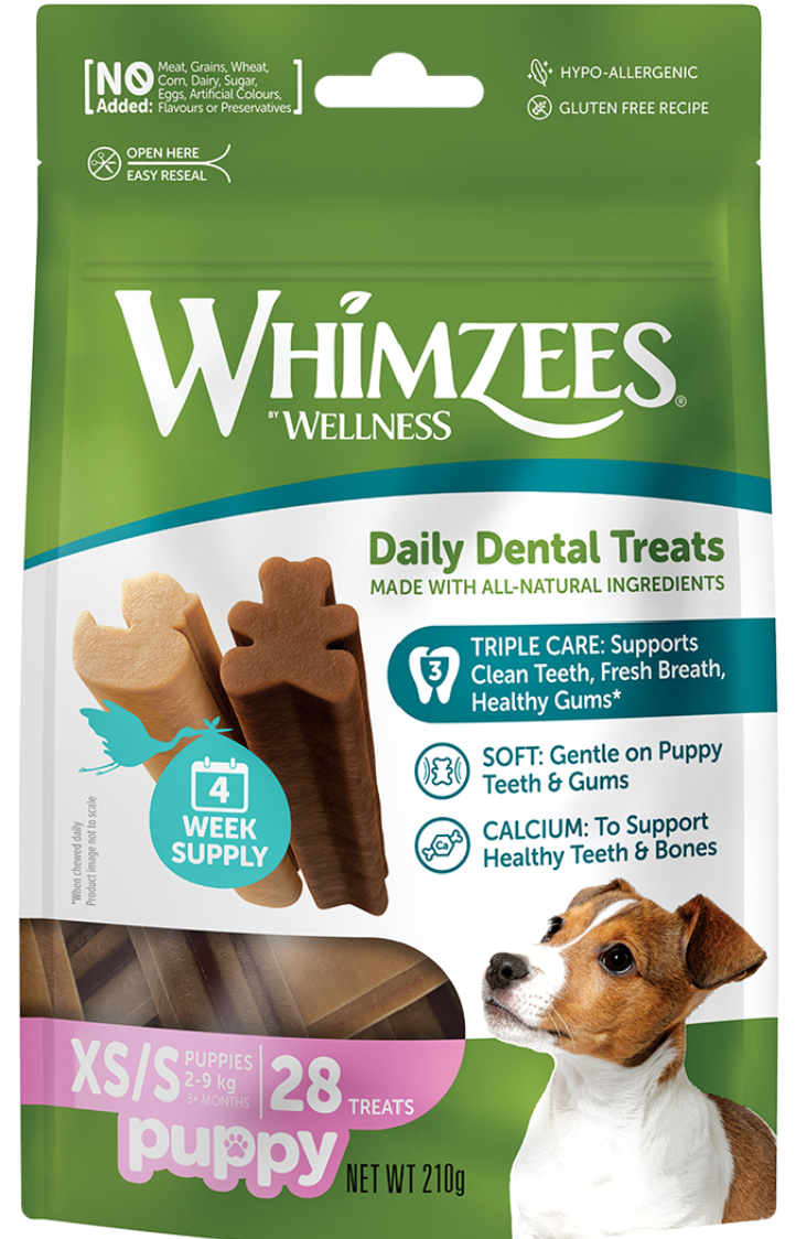 Whimzees Puppy Value Bags XS/S 28pcs