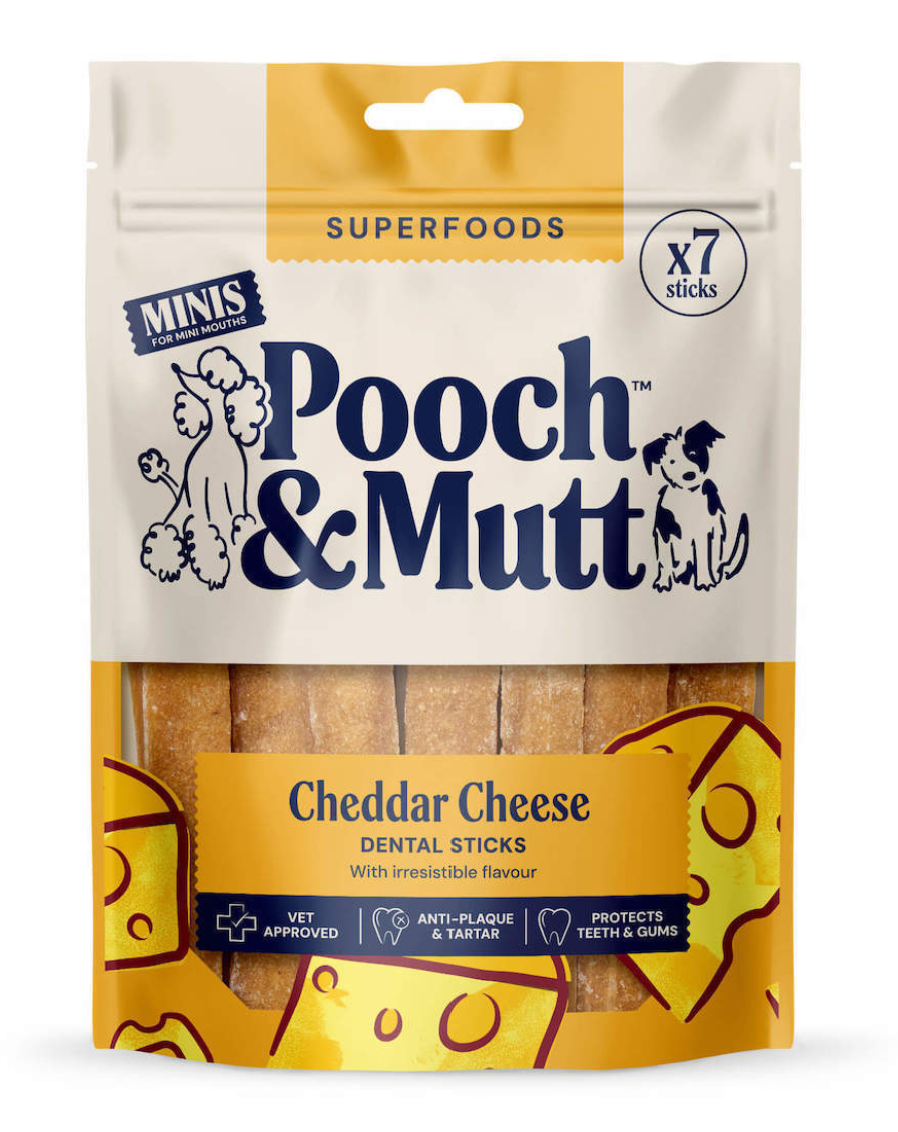 Pooch & Mutt Mini Chew Cheddar Sticks 7pcs
