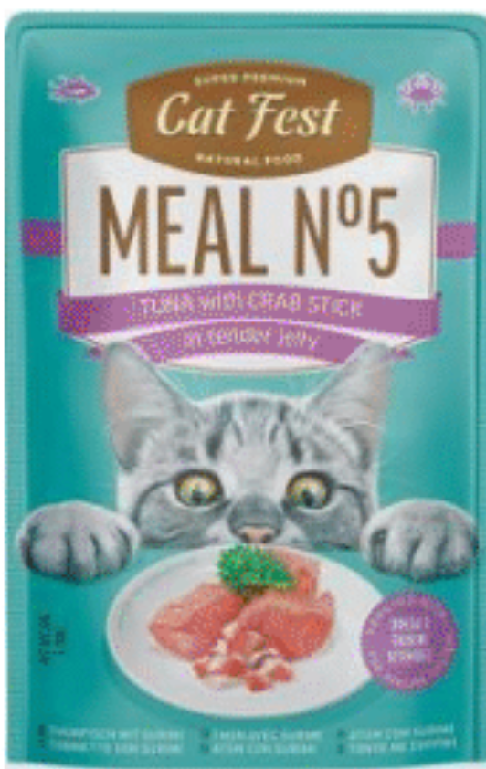 Cat Fest Meal No5 Tuna with Crab 50gr