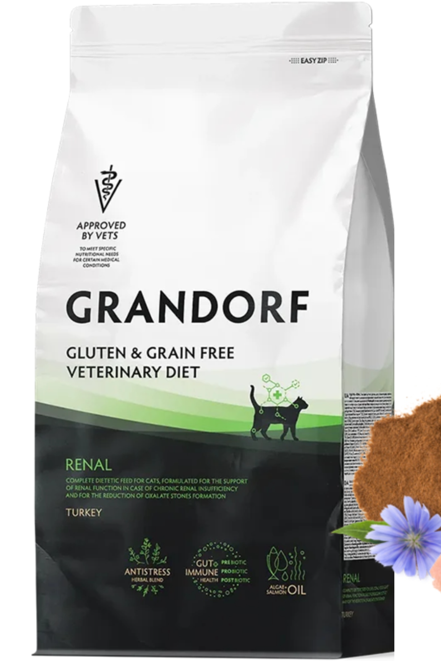 Grandorf Vet Cat Renal Turkey 400gr