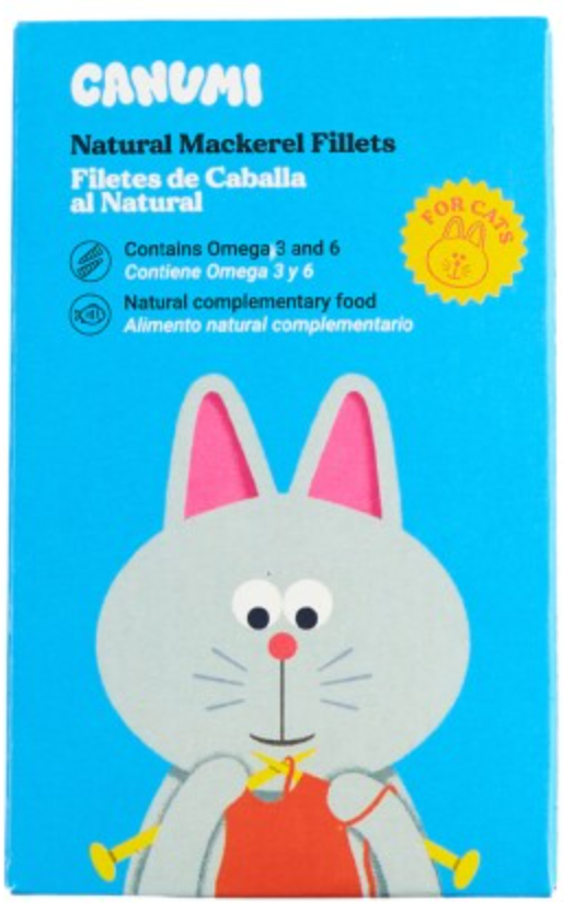 Canumi Mackerel Fillet Cats 120gr