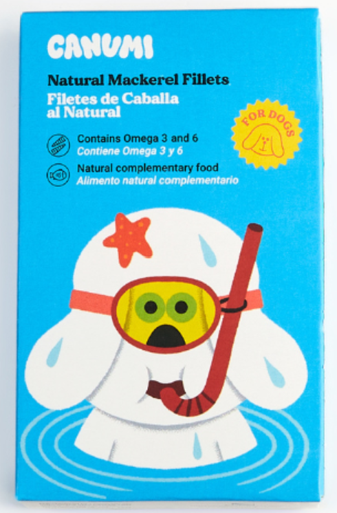 Canumi Natural Mackerel Dogs 120gr
