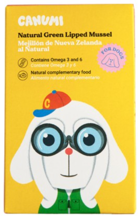 Canumi Natural Green-Lipped Mussels Dog 120gr