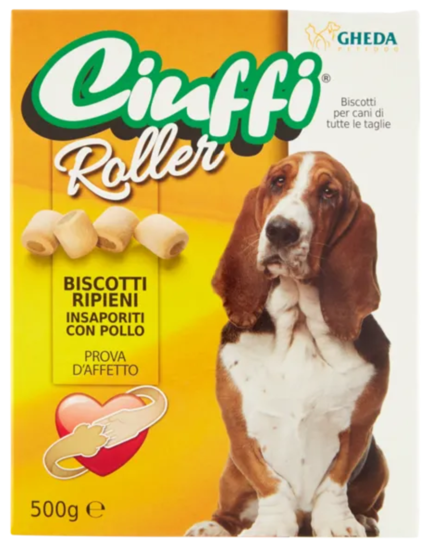 Ciuffi Roller Biscuits Stuffed with Chicken 500gr