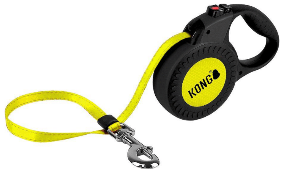 Kong Reflect Leash Medium Black 5m Max 30kg