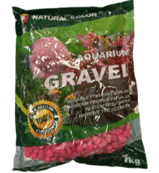 Pink Aquarium Gravel 5 - 8mm - 1kg