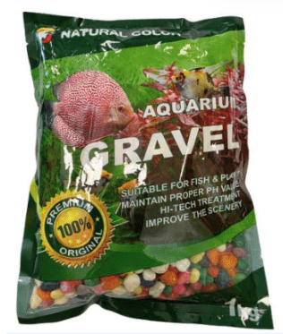 Multicolour Aquarium Gravel 5 - 8mm - 1kg