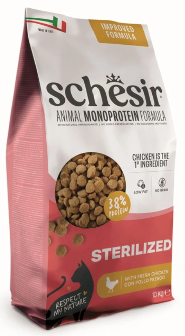 Schesir Sterilised Chicken Monoprotein 10kg