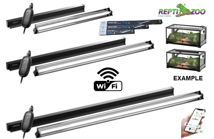 Wifi REPTIZOO Smart HO Pro T5 Lighting Combo Kit UVB 10% 24w