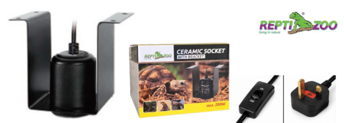 REPTIZOO Reptile Ceramic Socket