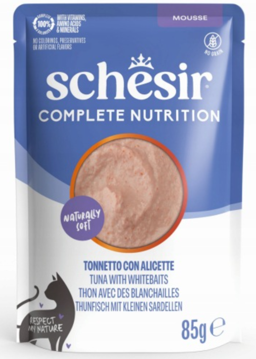 Schesir Tuna with Whitebaits Mousse 85gr