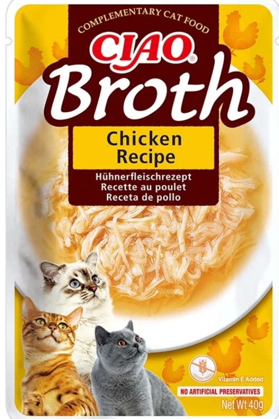 Ciao Broth Chicken & Tuna Recipe 40gr