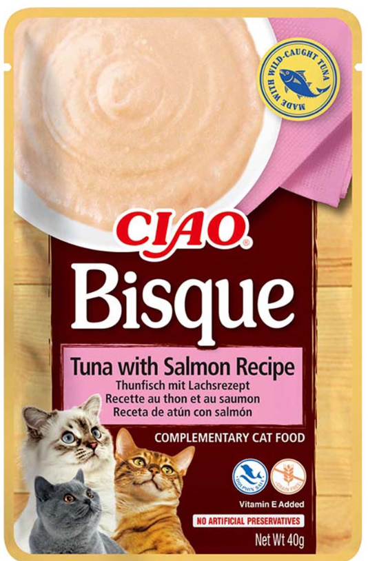 Ciao Bisque Tuna with Salmon Recipe 40gr