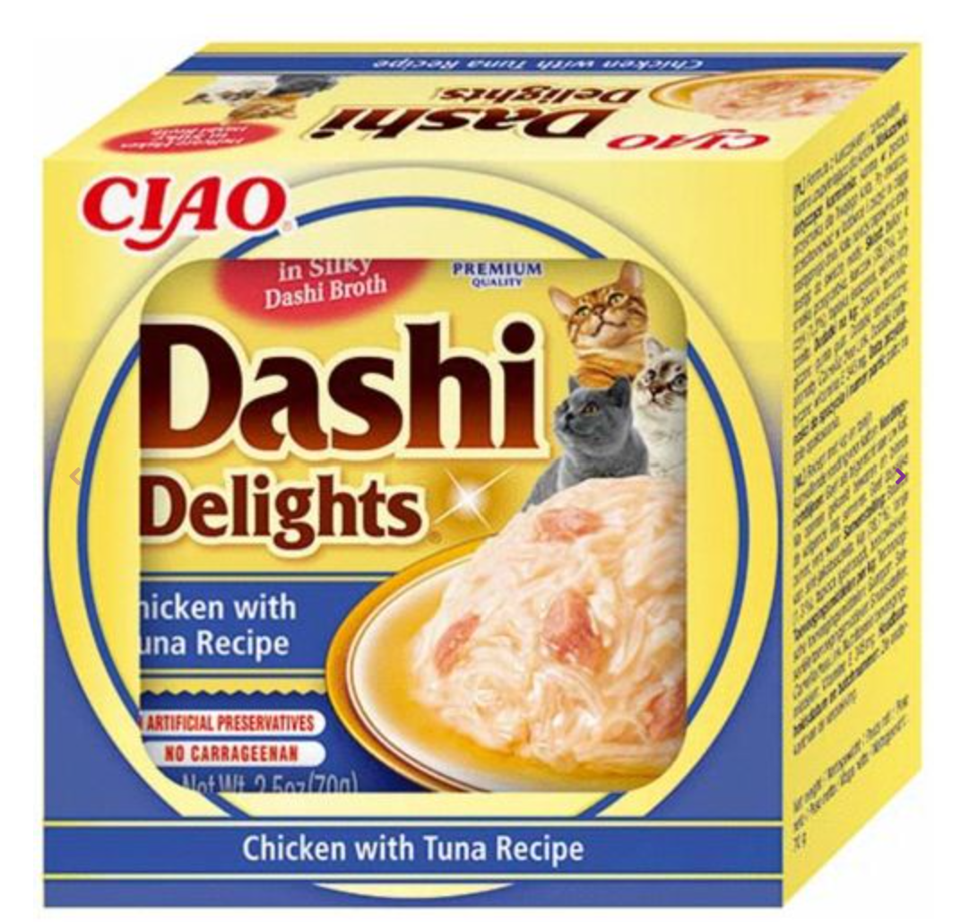 Ciao Dashi Delights Chicken with Tuna Recipe 70gr