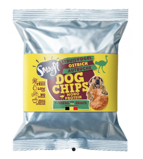 Smoofl Ostrich Dog Chips
