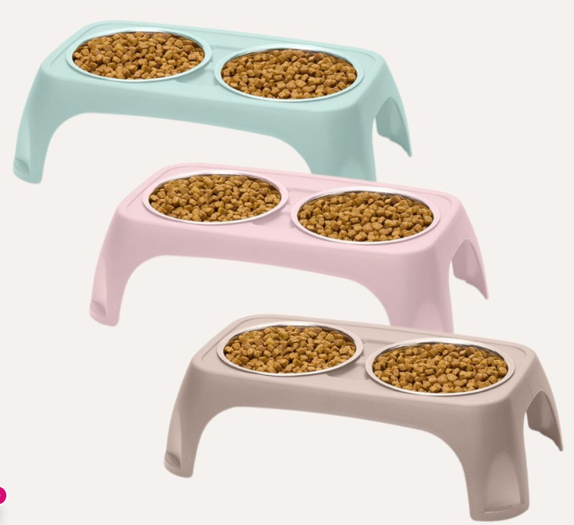 Pf Double Elevated Feeder 36x18x10.2cm
