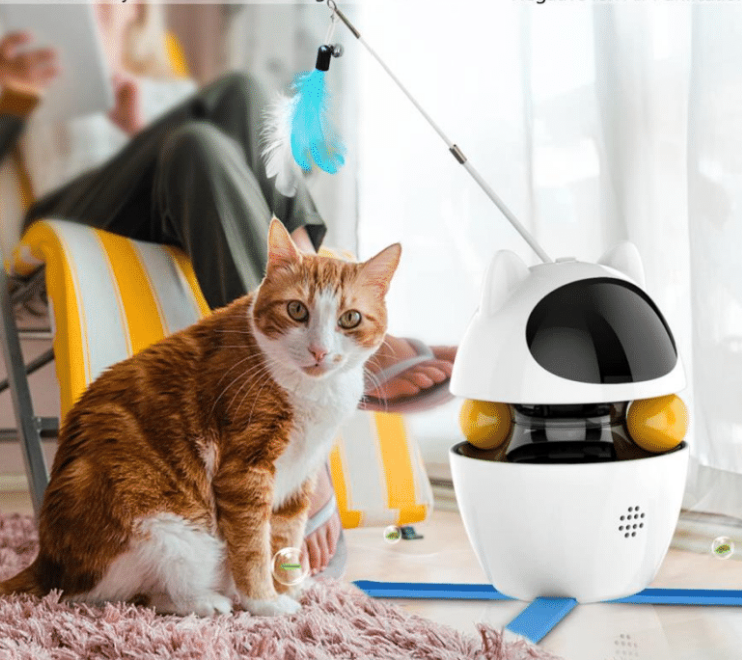 3in1 Automatic Smart Cat Toy Ø9.4x14cm