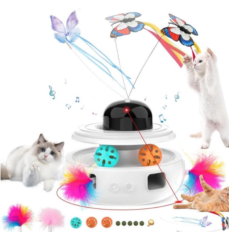 5in1 Automatic Smart Cat Toy Ø20xH13.5cm