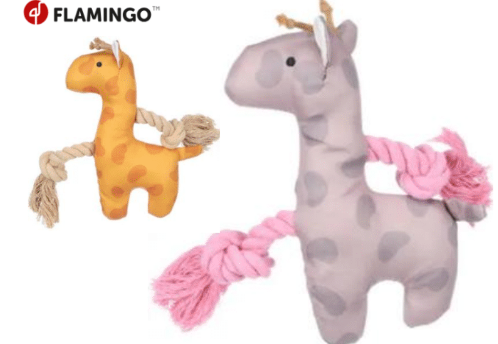 Flamingo Britty Deer with Rope 4.8x21x16.5cm