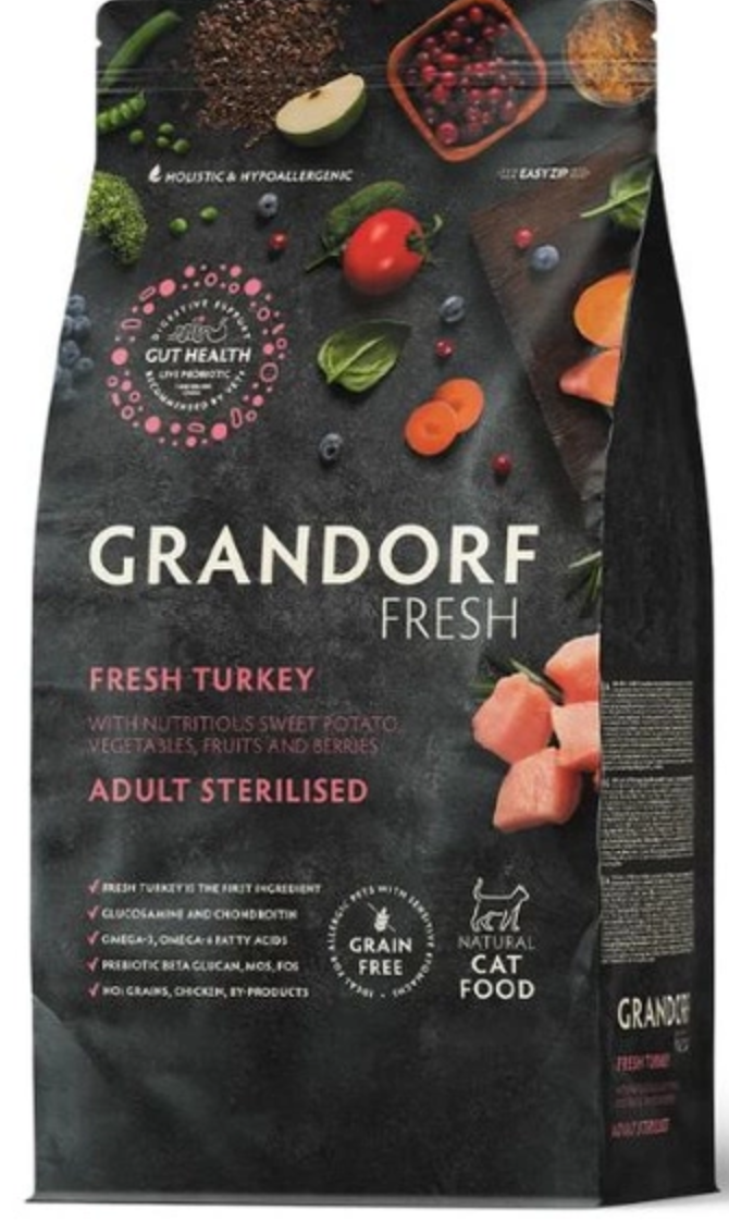 Grandorf Fresh Turkey Sterilised 2kg