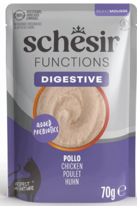 Schesir Functions Digestive Chicken Mousse 70gr
