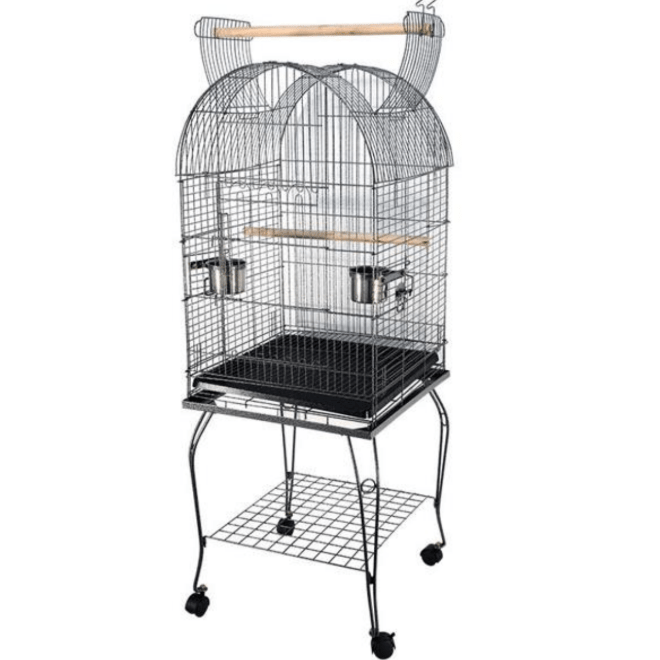 Parakeet Cage White 52x52x140.5cm