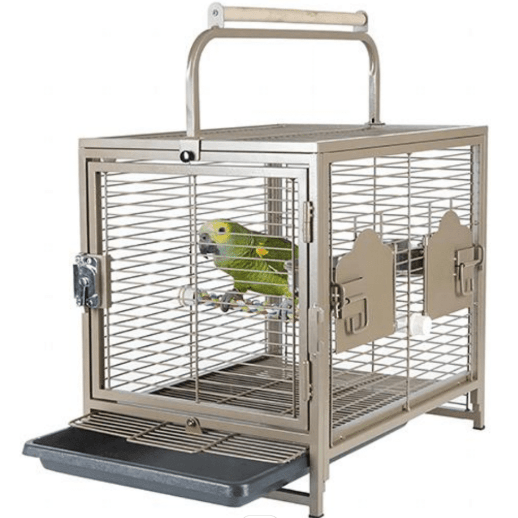 Parrot Travel Cage Antique Black 48x38x69cm