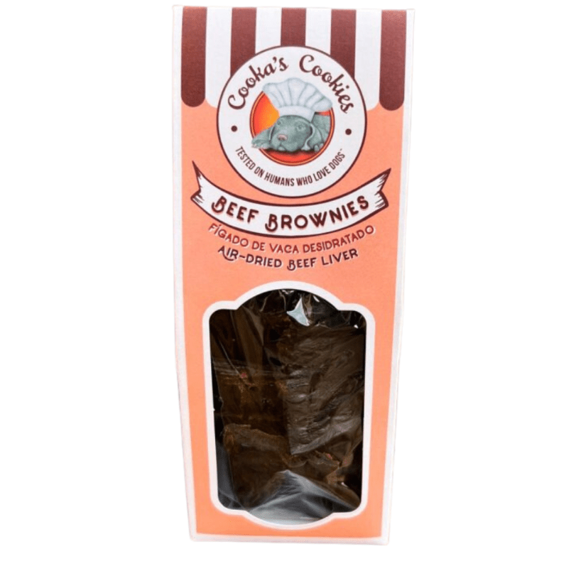 Cookas Cookies – Air Dried Liver Bites Beef “Brownies”
