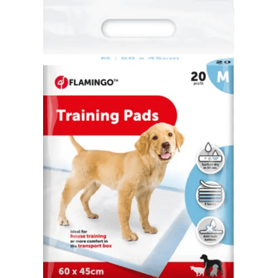 Flamingo Training Pad Pady White M 60x45cm 20pcs