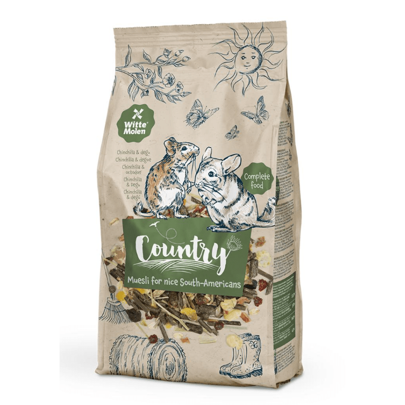 Witte Molen Country Chinchilla & Degu 850gr