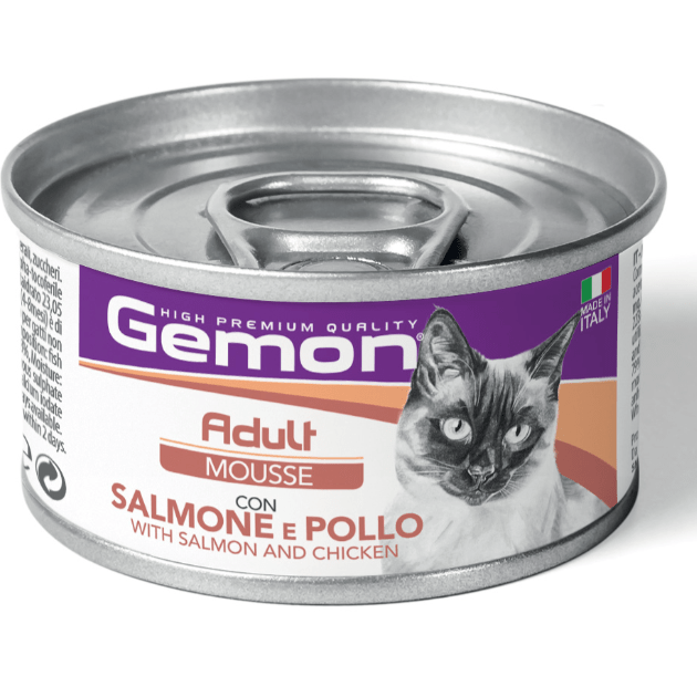 Gemon Cat Adult Chicken & Salmon Mousse 85gr