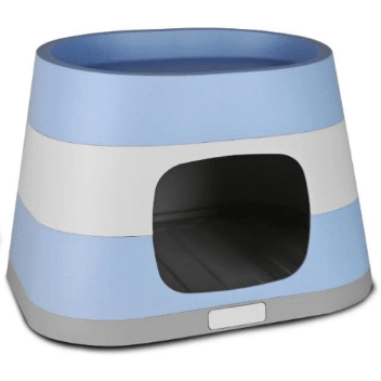 Cuccia Ring Light Blue with Stripes 58×35×35cm