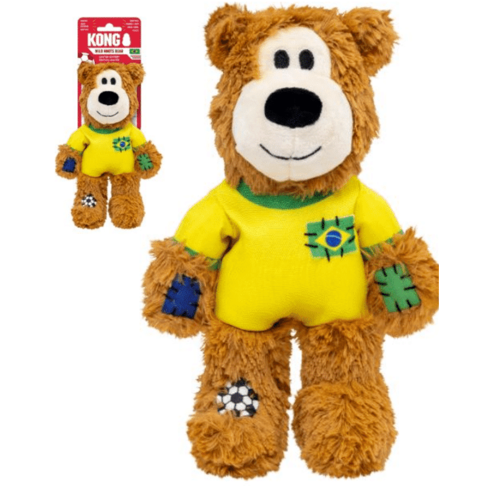 Kong Wild Knots Sport Brazil Bear 21.5x14.6cm