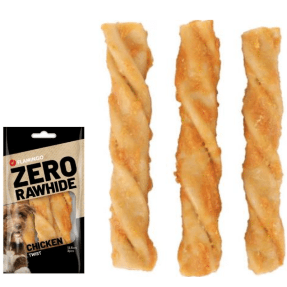 Zero Rawhide Wrap with Chicken 12.5cm 3pcs