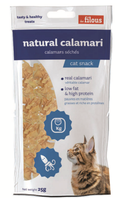 Les Filous Cat Natural Calamari Cat treats 20gr