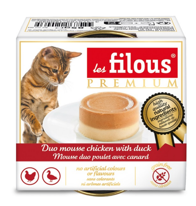 Les Filous Duo Mousse Chicken with Duck 85gr