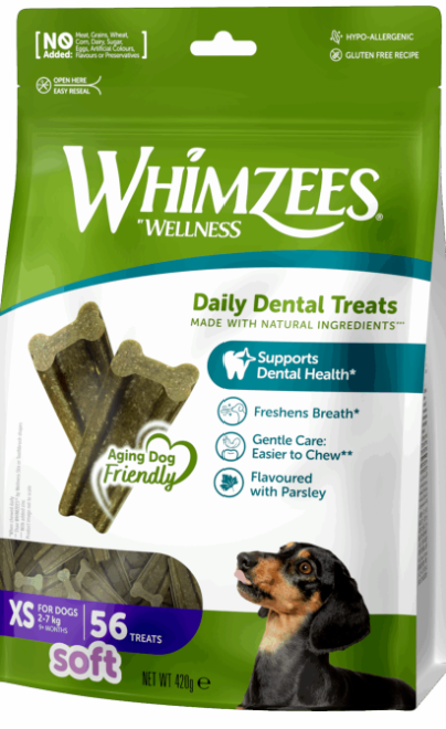 Whimzees Soft chew XSmall 56Pcs/420gr